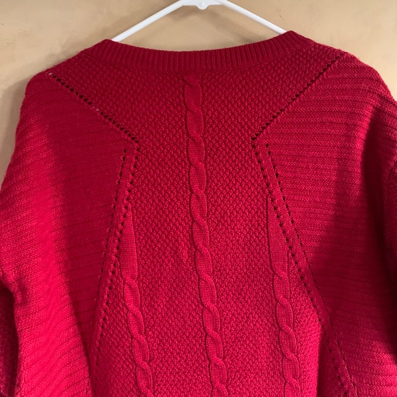 One step up top- sweter red short sleeves - Picture 9 of 10